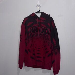 Red/Black Papa Roach Infested Custom Hoodie